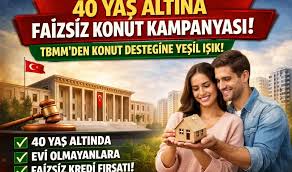 40 Yaşından Küçüklere Faizsiz Konut Kredisi: Şartlar, Başvuru Süreci ve Tüm Detaylar