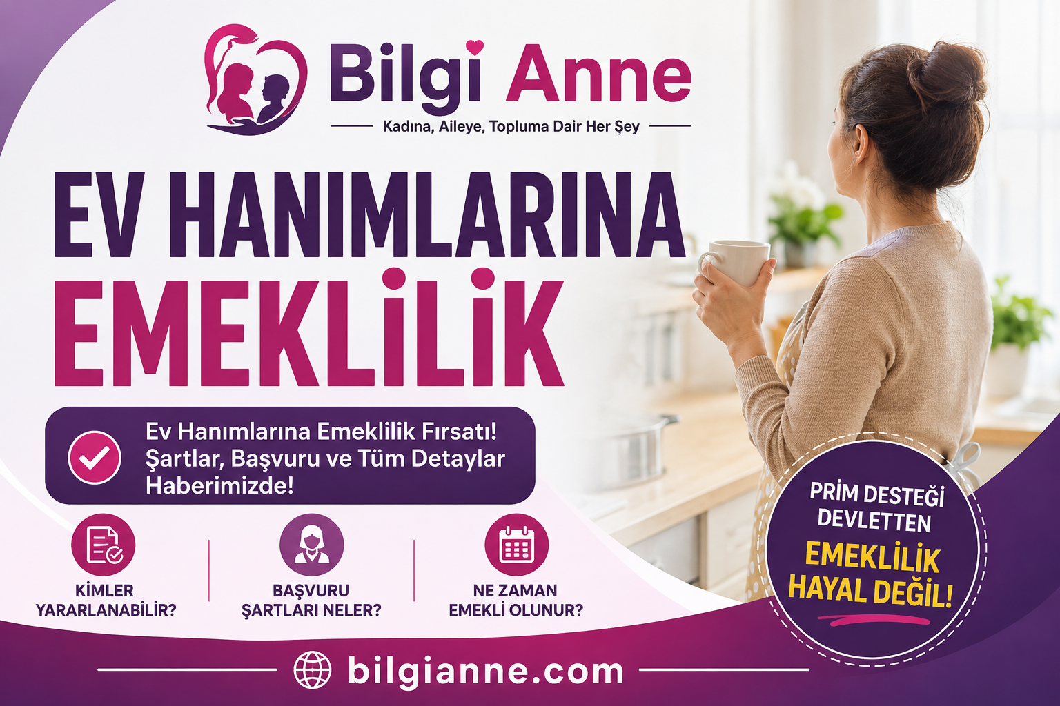 Ev Hanımlarına Emeklilikte Yeni Dönem: Devlet Desteği ve Başvuru Şartları