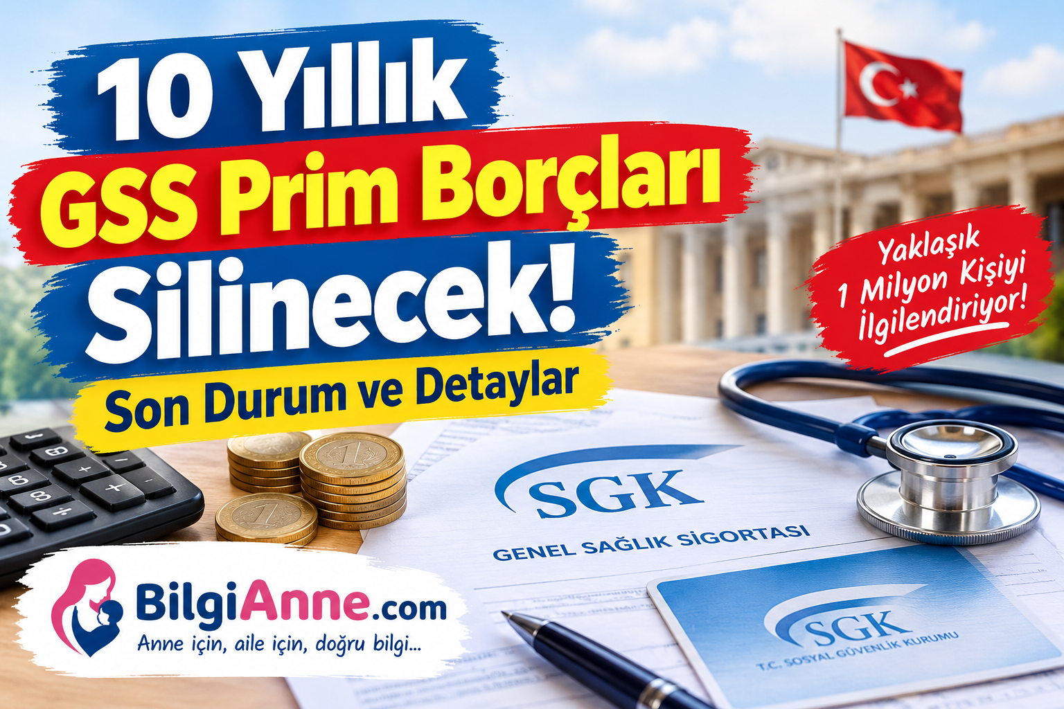 10 Yıllık GSS Prim Borçları Silinecek! 1 Milyon Kişiyi İlgilendiren Yeni Düzenleme